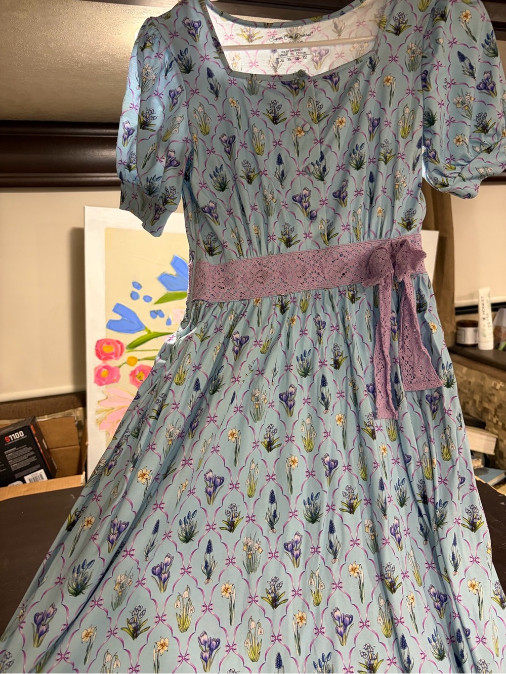 Super Cute Dresses Snowdrops and Daffodils Keepsake Midi